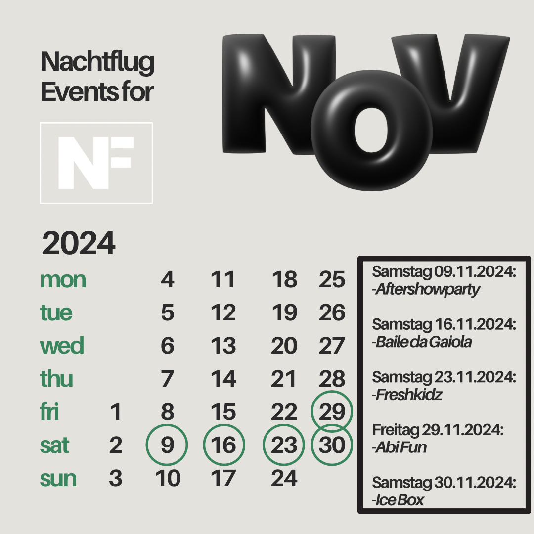 Nachtflug am Freitag